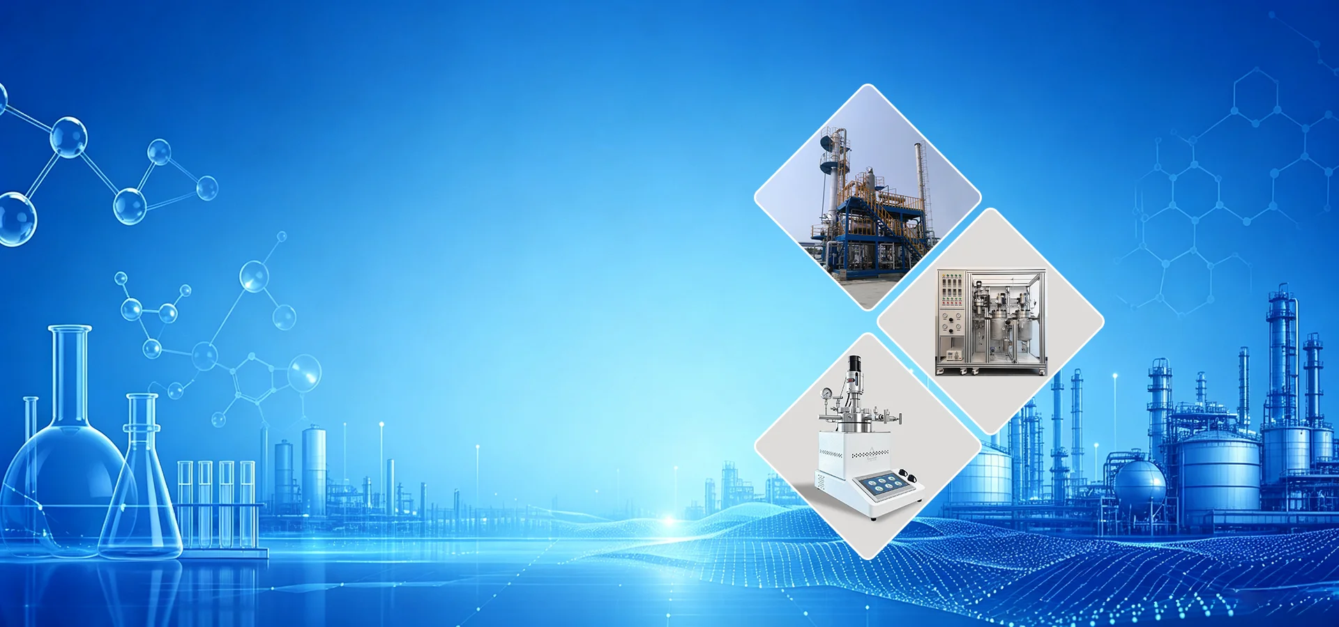 Usine d'appareils de distillation de laboratoire en Chine